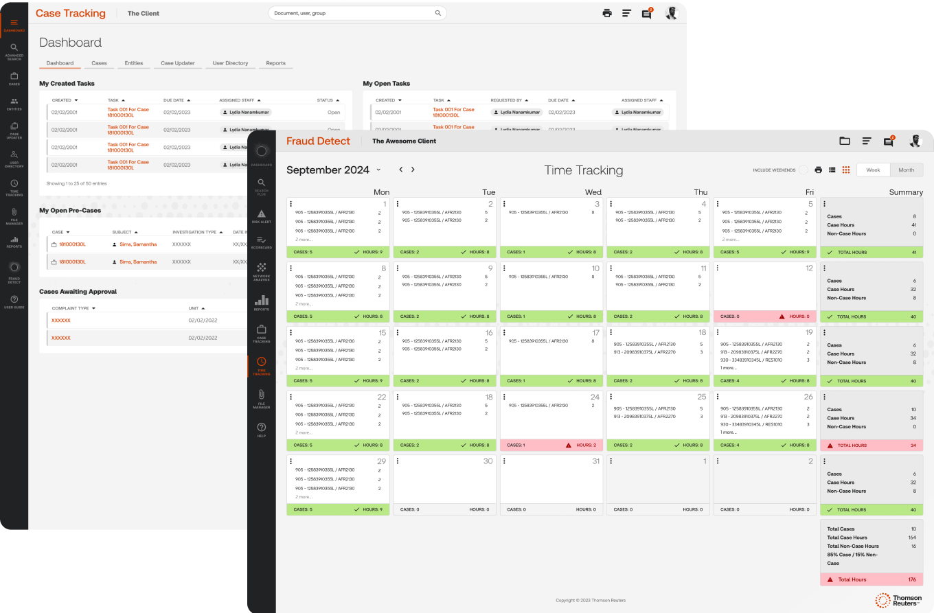 Thomson Reuters Case Tracking